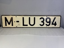 Federal Republic of Germany German Number License Plate Genuine Used Condition