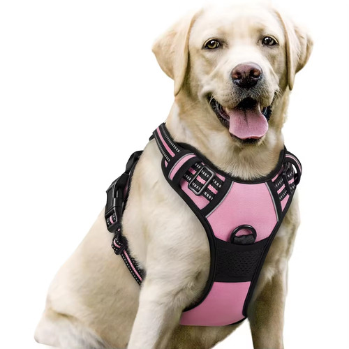 Reflective pull dog harness - reflective,