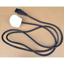 Hi-Fi Audio - Mains Power Cable - 1.8M IEC 240V - 1mm Wires - Rewireable MK Plug