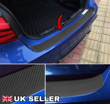 For MINI COOPER BOOT TRUNK BUMPER GUARD PROTECTOR CARBON FIBRE VINYL Fits All