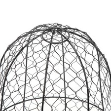 10 Packs Black Garden Chicken Wire Cloche Thickened Construction Plant Protector