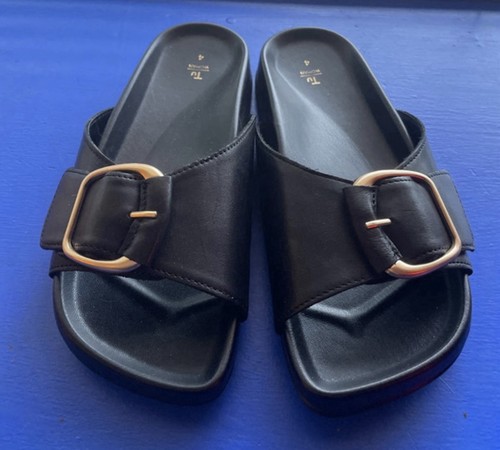Sainsbury black leather - tu,
