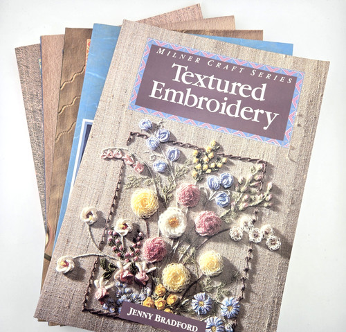 Lot embroidery books - lot, 5