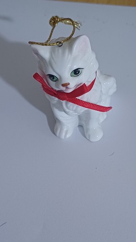 Vintage bine china white kitty - bine,