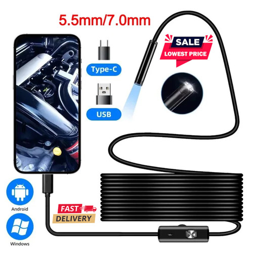 Waterproof endoscope snake cam - endoscope,