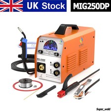 HITBOX 5IN1 MIG Welder 250A Pulse Aluminium Gas/Gasless MIG MMA Welding Machine