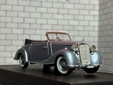 1:32 SIGNATURE MODELS 1950 MERCEDES-BENZ 170S Blue Convertible LHD MODEL *RARE*!