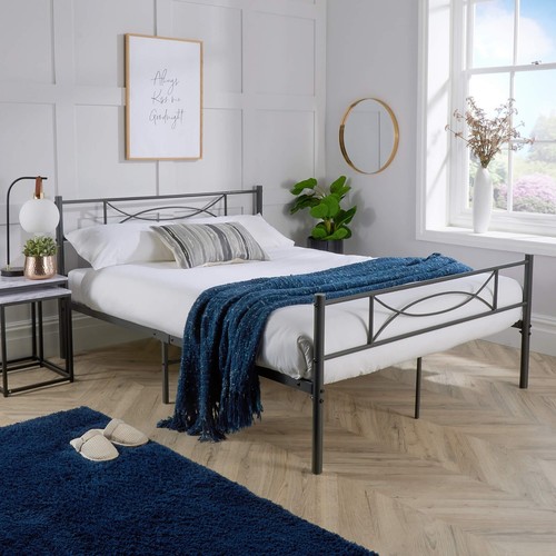 3ft single childrens bed dark - bed,
