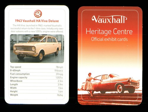Info card car vauxhall - 1,