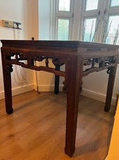 A CHINESE HONGMU SQUARE TABLE