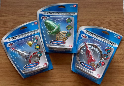 Bandai thunderbirds diecast - bandai,