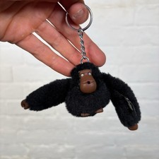 Kipling Black Furry Monkey