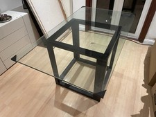 HABITAT GLASS DINING TABLE