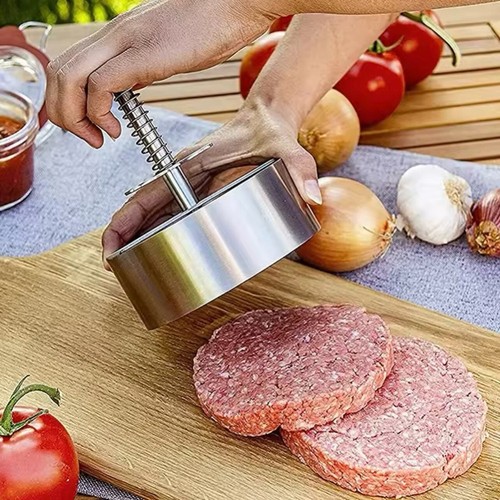 Hamburger patty maker press - patty,