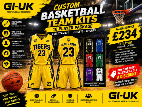 Custom basketball team kits - custom, 10