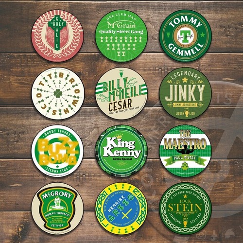 Celtic beer mats - beer,
