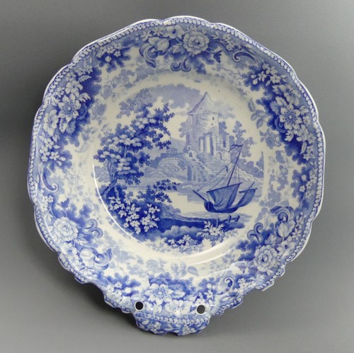 Antique staffordshire blue - antique, &
