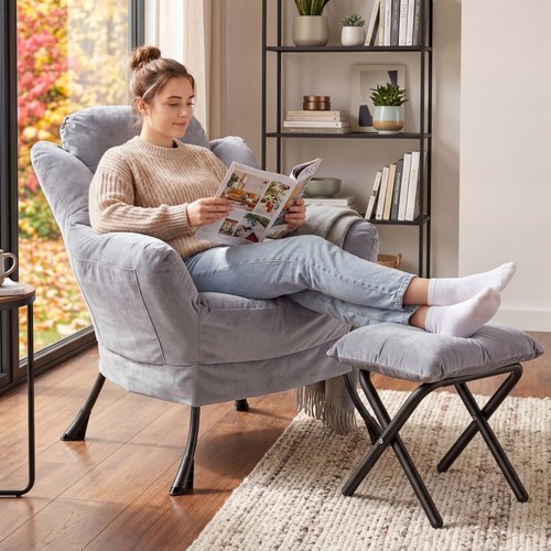 Armchair accent chair lazy - chair,,