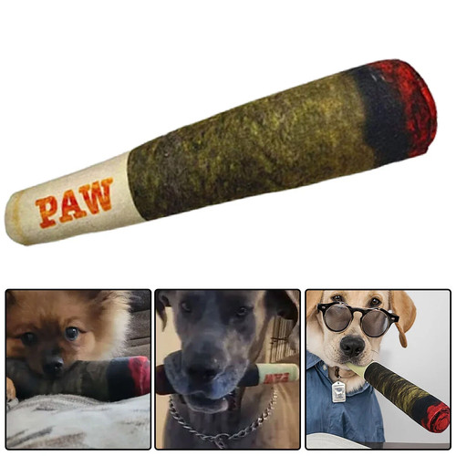 Raw squeaky dog - toy, spliff