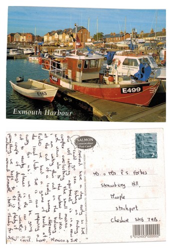 Postcard exmouth harbour - postcard,