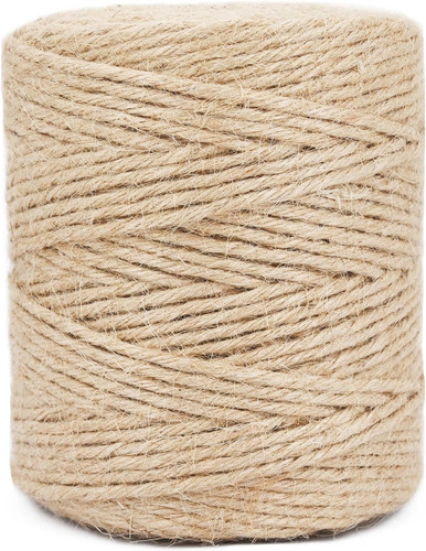 500ft jute twine rope 3mm - 3mm, 6ply