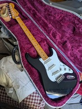 Fender Squier Stratocaster JV 1982-4 Black, good condition.