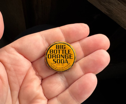 Vintage big bottle orange - vintage,