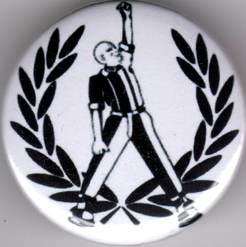 Skinhead pin button badge - skinhead,
