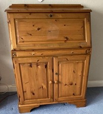 Ducal Victoria Pine Bureau Writing Desk & Drawers | Very Good Condition ✅