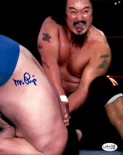 Fuji signed wwf 8x10 - mr.,
