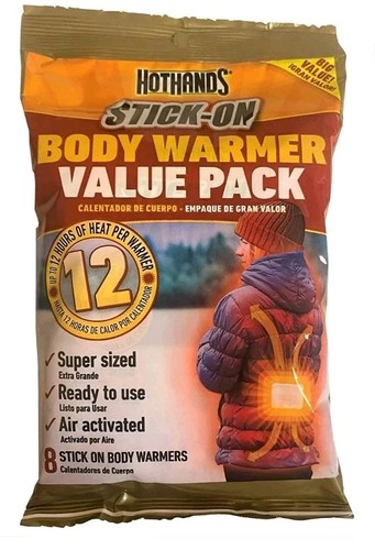Hothands body warmer count - warmer,