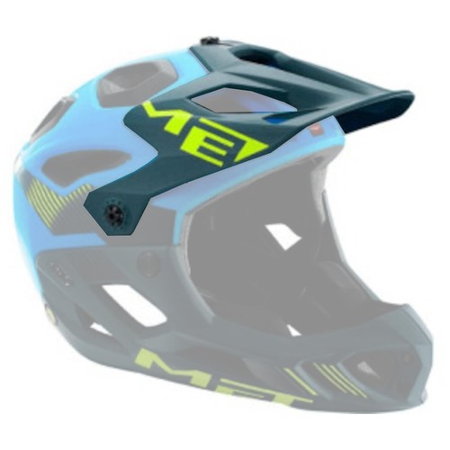 Met parachute visor cya petrol - visor,