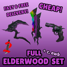 🌑 MM2 FULL ELDERWOOD SET