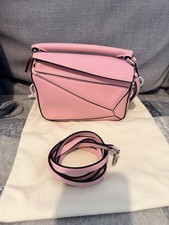 Loewe Puzzle Mini Bag Pink | Authentic | Dust Bag & Strap | Preloved