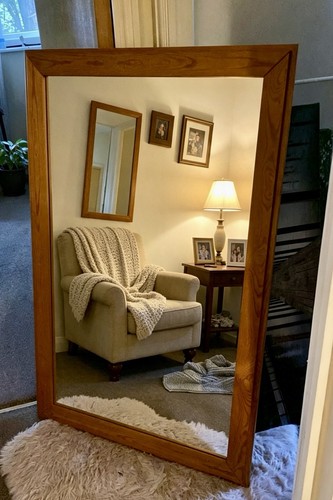 Large wood framed floor wall - framed,
