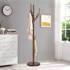 Solid wood coat stand - solid,