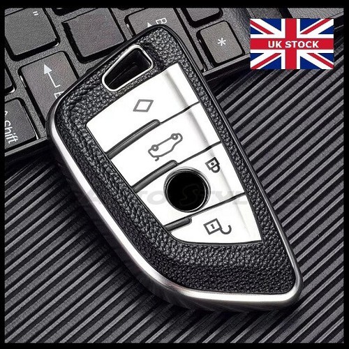 Silver leather key cover - /,