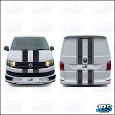 FITS VW Transporter T5 T6 Bonnet & Rear TAILGATE Stripes Vinyl Graphics Stickers