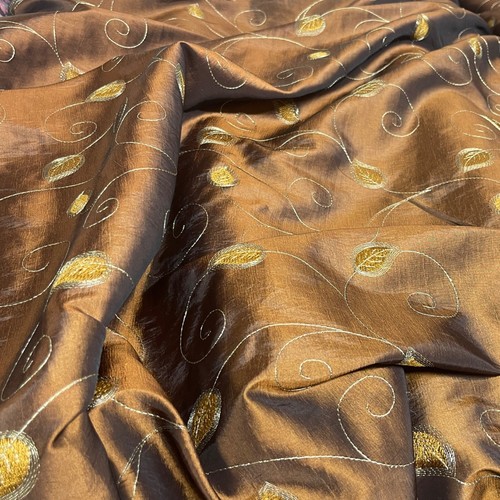 Moroccan floral taffeta leaves - moroccan,