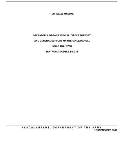 554 page tektronix 318 - page,