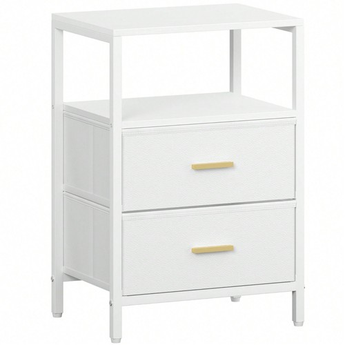 Bedside table with - 2, fabric
