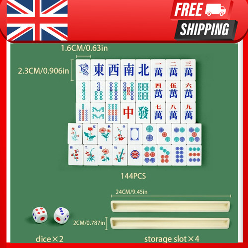 Mahjong set 144 tiles - mahjong,
