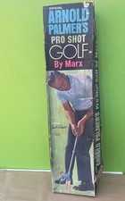 Arnold Palmer's Pro Shot Golf. 1960s Marx Indoor Vintage Gold Game. Large Box