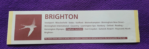 Brighton stockport intercity - brighton,