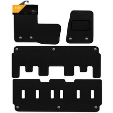 Floor Mats For Ford Custom Tourneo Minibus 2018-On Fully Tailored Black 4pc Set