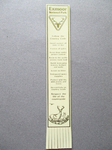 Leather bookmark devon exmoor - leather,