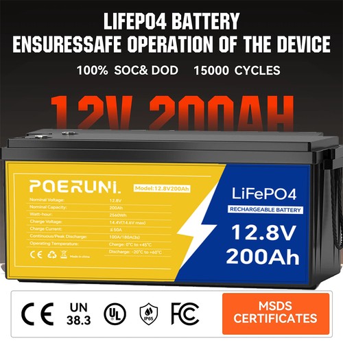 12v 200ah lifepo4 lithium - 12v,