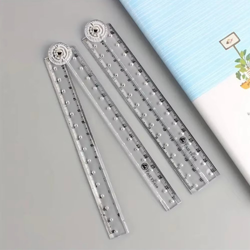 Folding acrylic ruler portable - ruler,