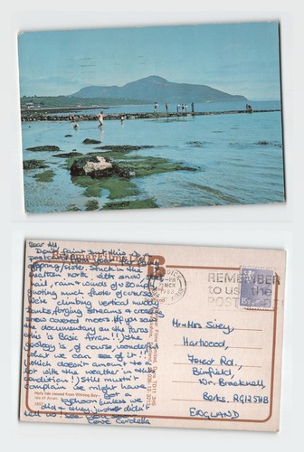 Vintage postcard holy isle - postcard,
