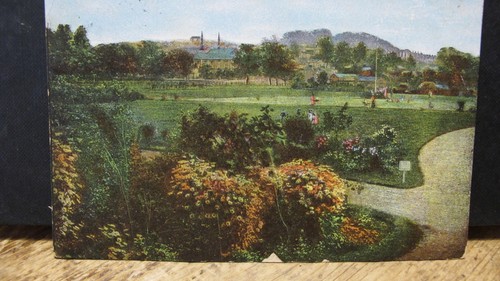 Postcard the park bideford - postcard:,